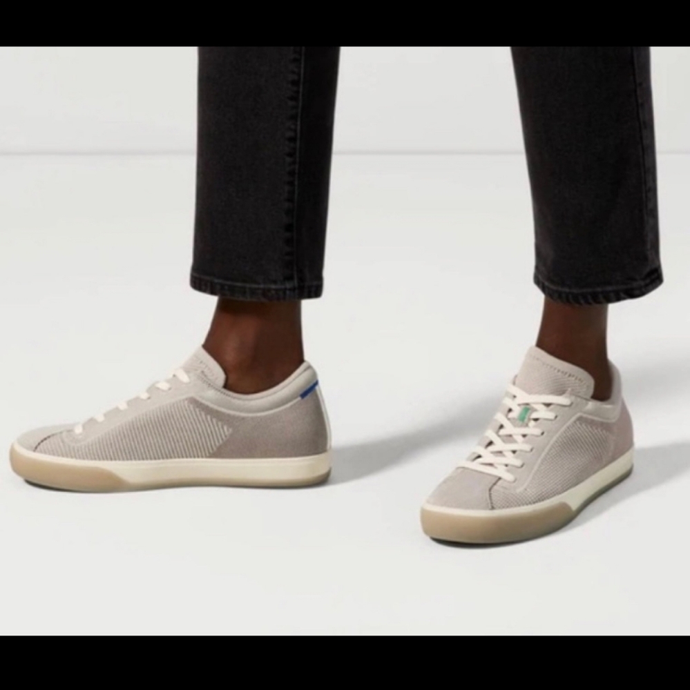 Rothy's Lace Up Sneaker in Vintage Grey